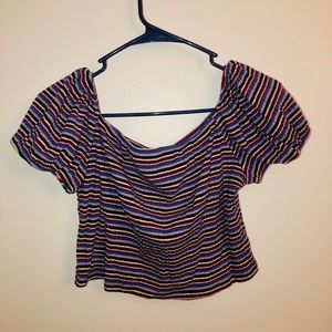 Striped Crop Top